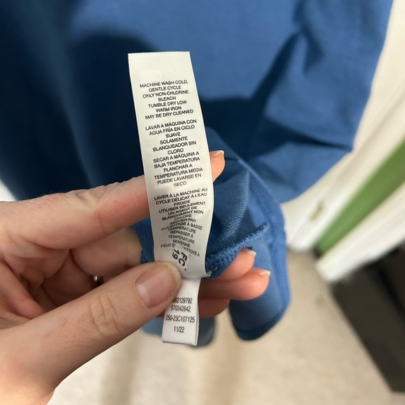 Chico’s Shoshoni High/Low Knee Dress - Bijou Blue Size Medium. Tank Style casual - Picture 8 of 10